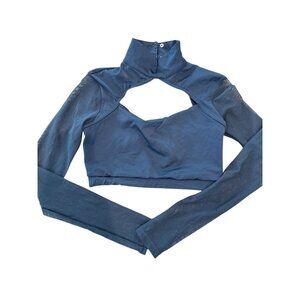 GIrl's Balera HIgh Neck, Long Sleeve, Crop Top, size SA